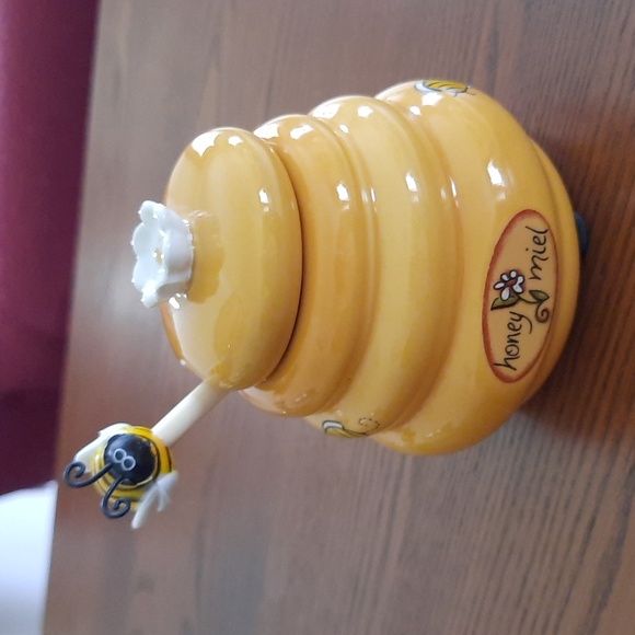 NEVER USED.  Honey Miel Honey Pot - Picture 1 of 7